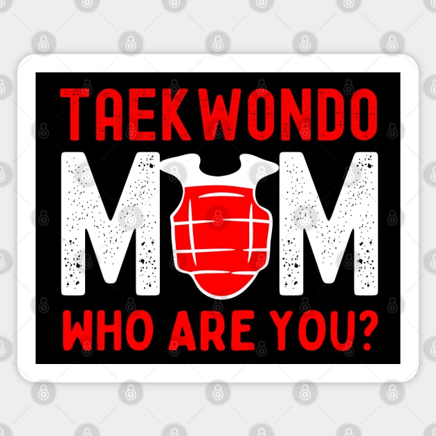 Taekwondo Mom Funny Sticker by footballomatic